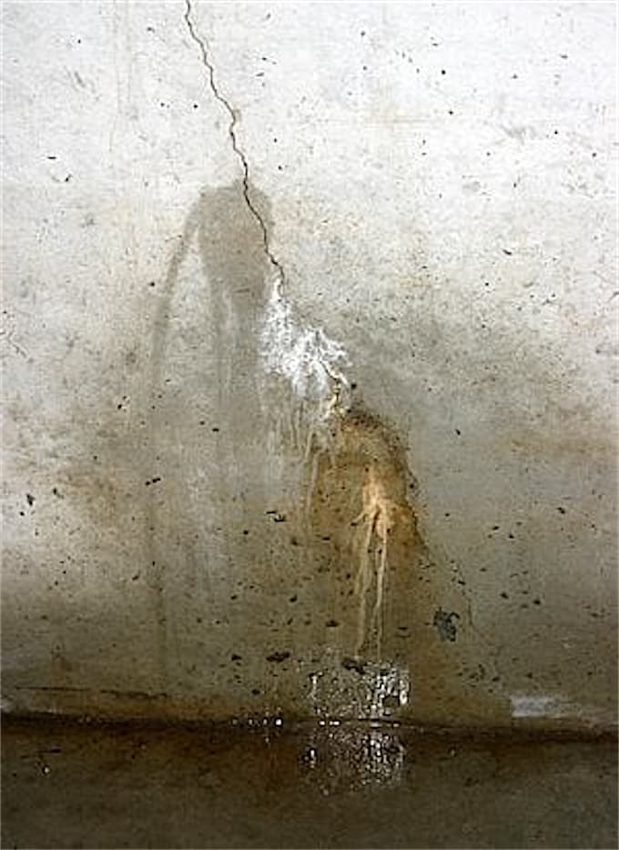 Basement Crack Repair project example